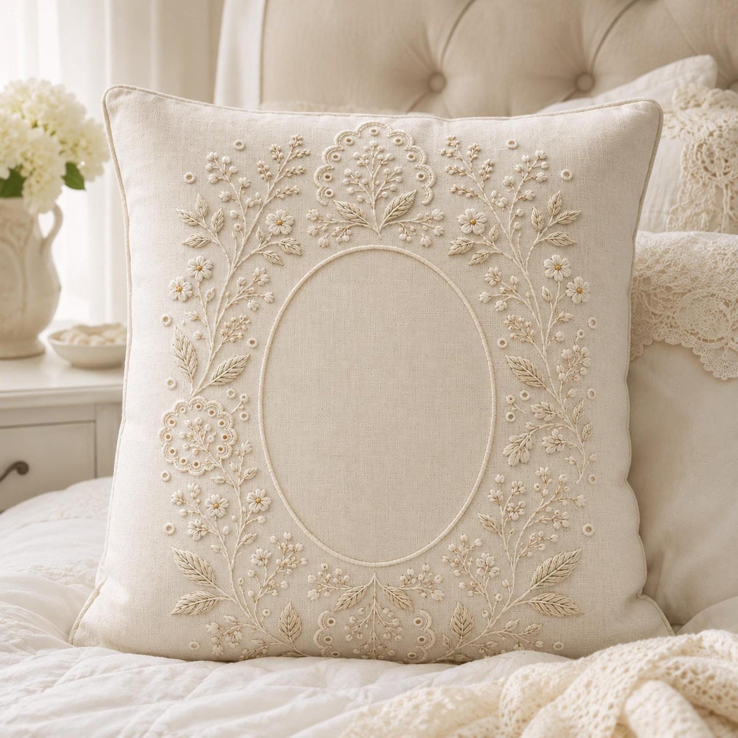 Whitework Botanical Heirloom stitch guide preview for the digital hand embroidery pattern and stitch guide