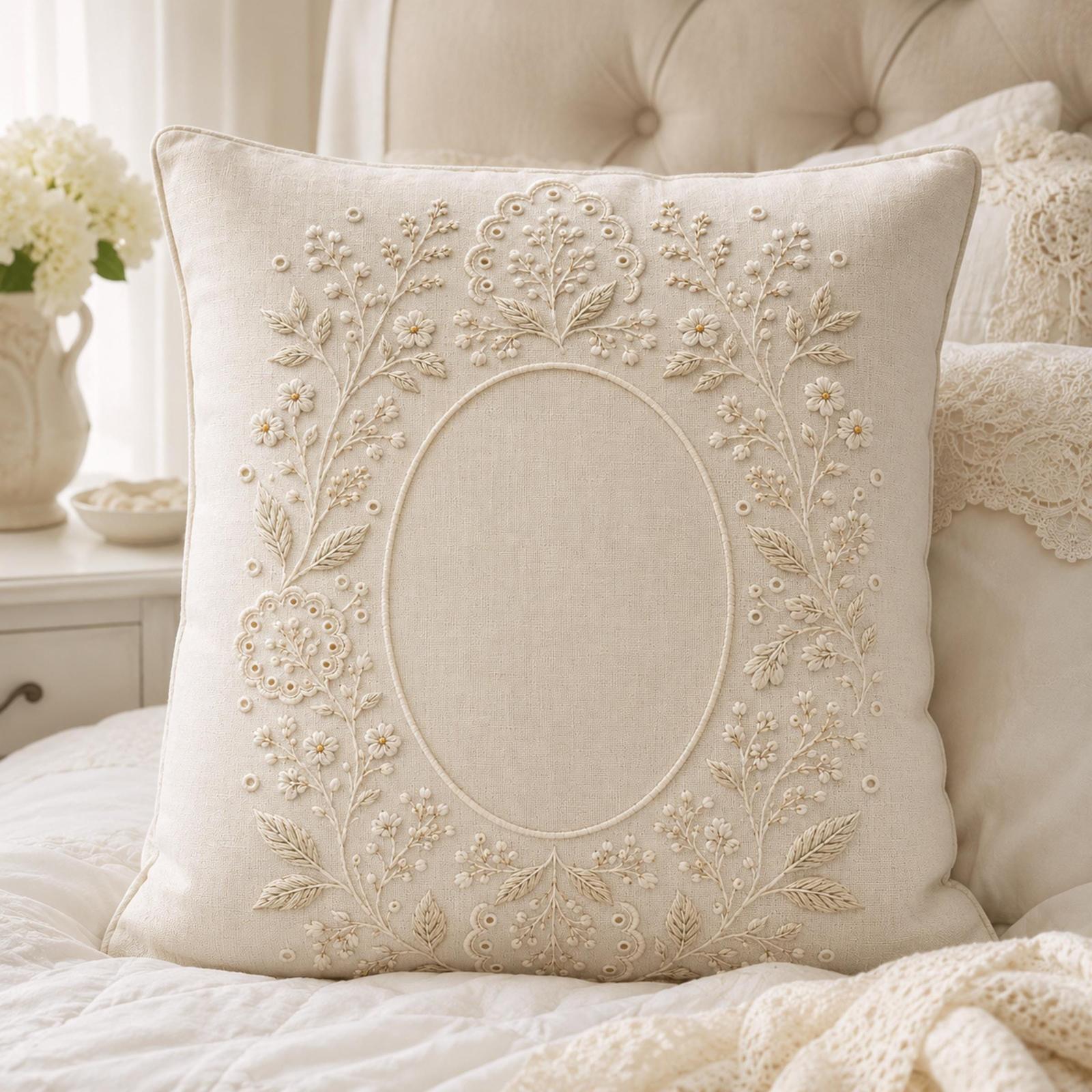 Whitework Botanical Heirloom stitch guide preview for the digital hand embroidery pattern and stitch guide