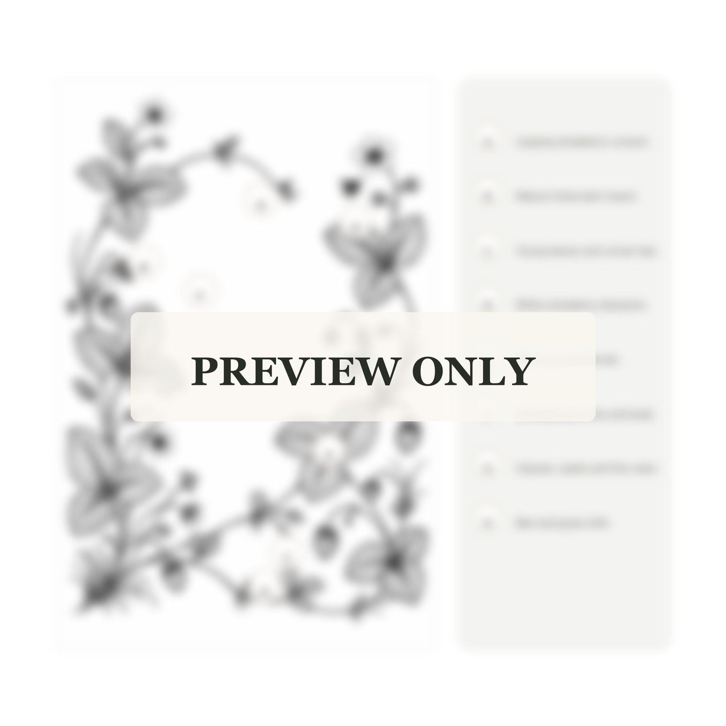Wild Strawberry Garden stitch guide preview for the digital hand embroidery pattern and stitch guide