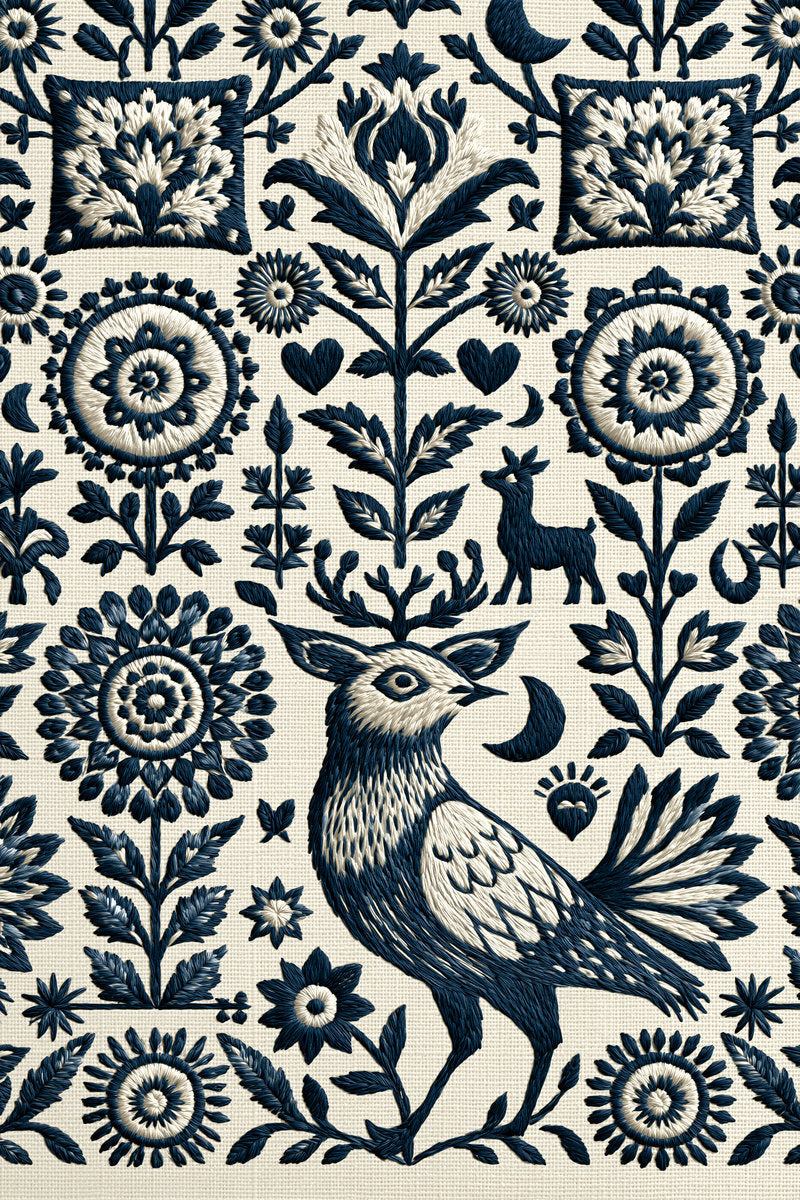 Heirloom Global Folk Textile Library from Global Folk Art Embroidery Book 1, a digital embroidery design reference for machine embroidery designs, embroidery patterns and embroidery design reference.