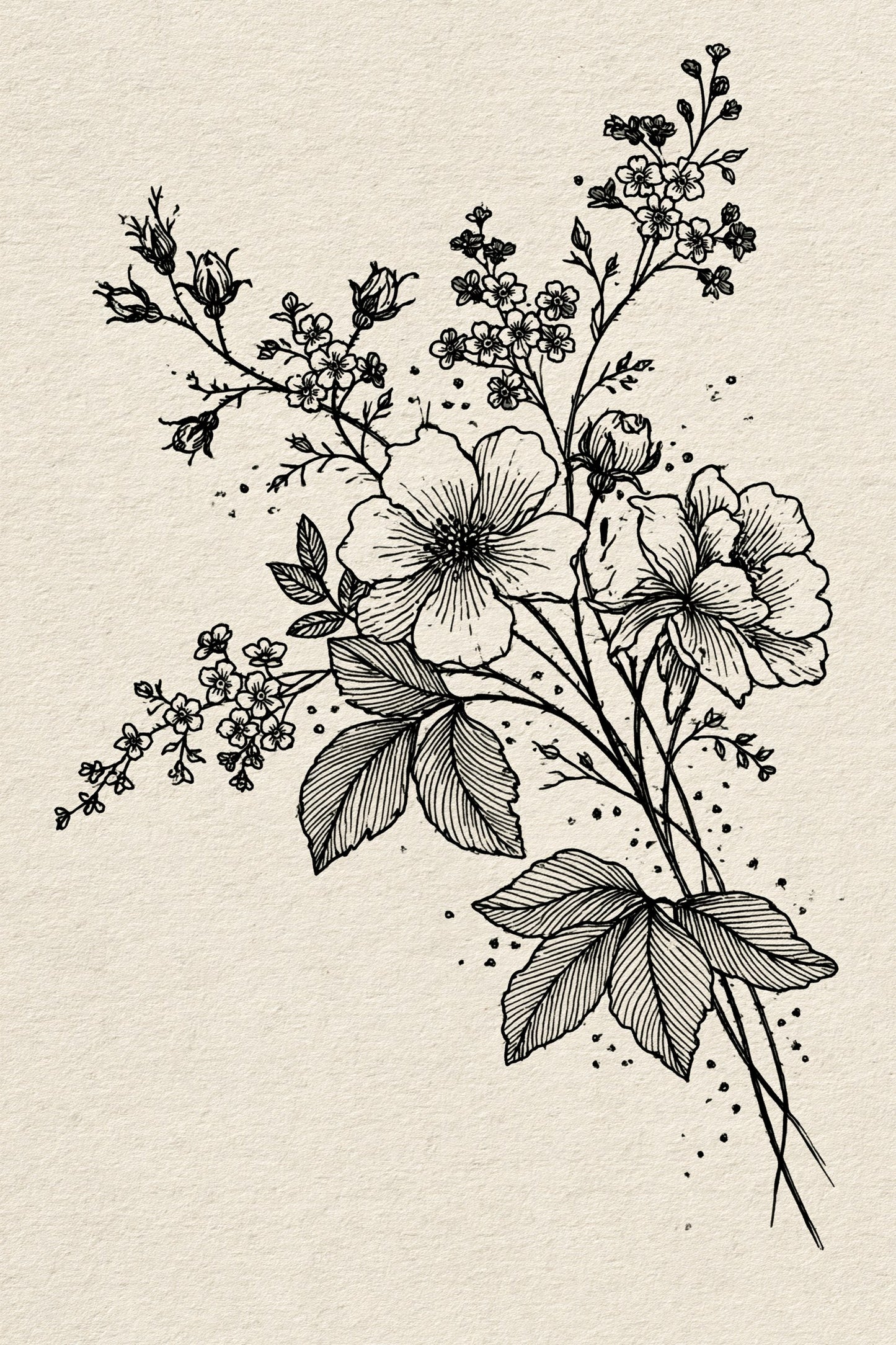 Digital PDF embroidery design bundle cover preview for Botanical Garden Archive Bundle 3, featuring curated embroidery patterns, motif library references and textile design… - preview 28