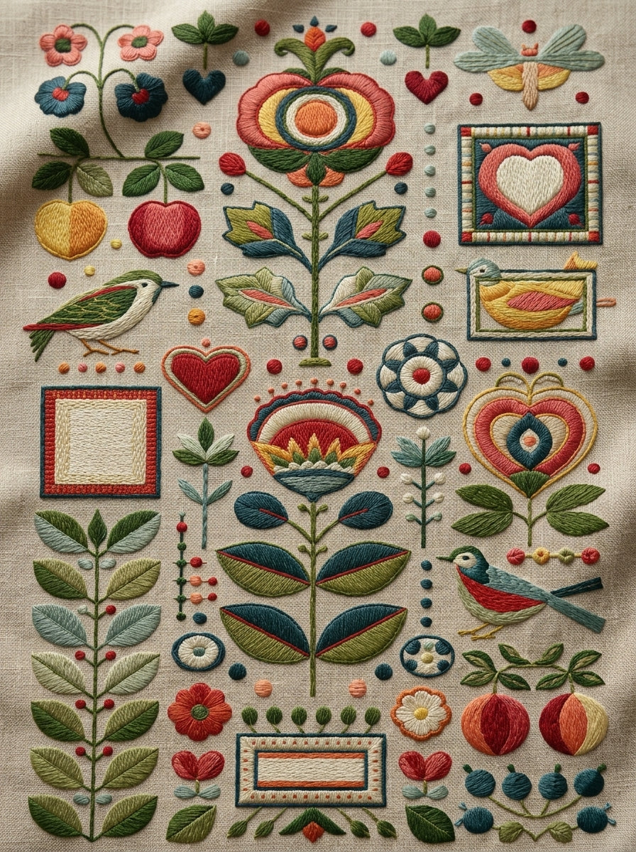 Appliqué Compatible Designs - Book 2 | Digital PDF Embroidery Design Book