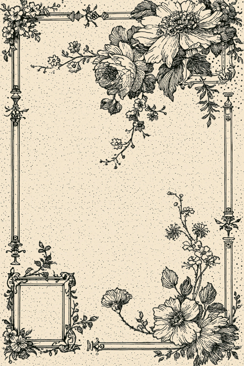 Home Textile Frame Library Plate from Classic Frames & Borders Book 3, a digital embroidery design reference for machine embroidery designs, embroidery patterns and border and edge embroidery.