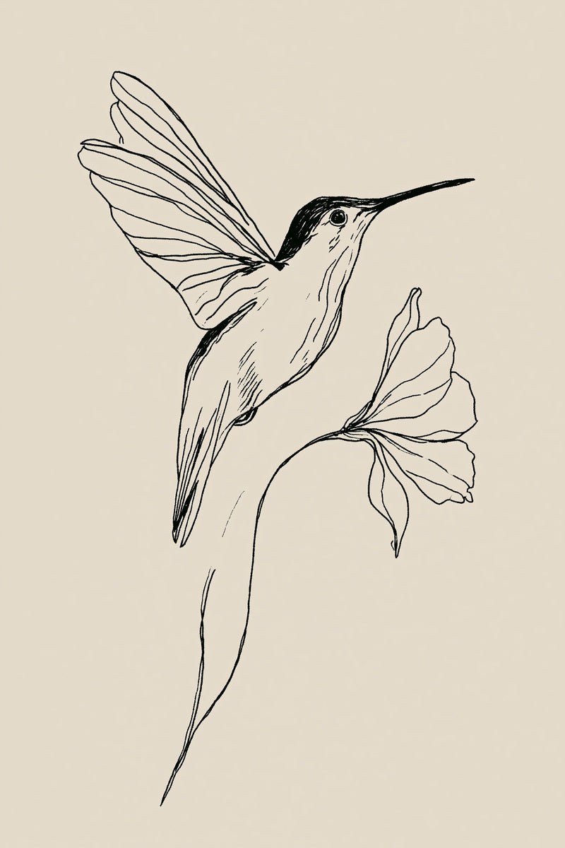 Hummingbird And Flower Motif Birds from Birds Embroidery Book 2, a digital embroidery design reference for machine embroidery designs, embroidery patterns and botanical and floral embroidery.