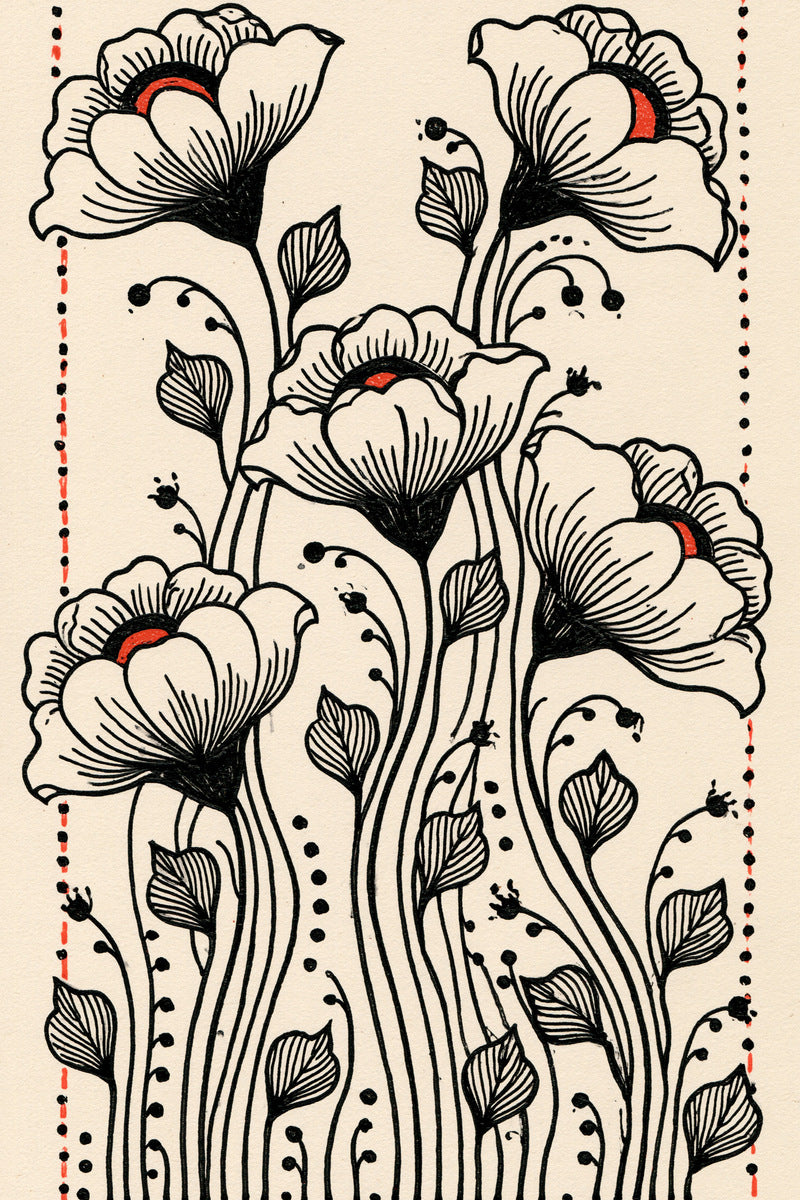 Hungarian Kitchen Towel Border from Hungarian & Slavic Embroidery Motifs Book 2, a digital embroidery design reference for machine embroidery designs, embroidery patterns and border and edge embroidery.