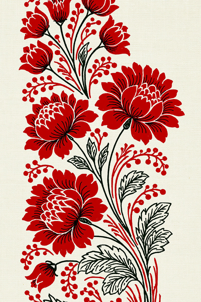 Hungarian Kitchen Towel Border from Hungarian & Slavic Embroidery Motifs Book 3, a digital embroidery design reference for machine embroidery designs, embroidery patterns and border and edge embroidery.
