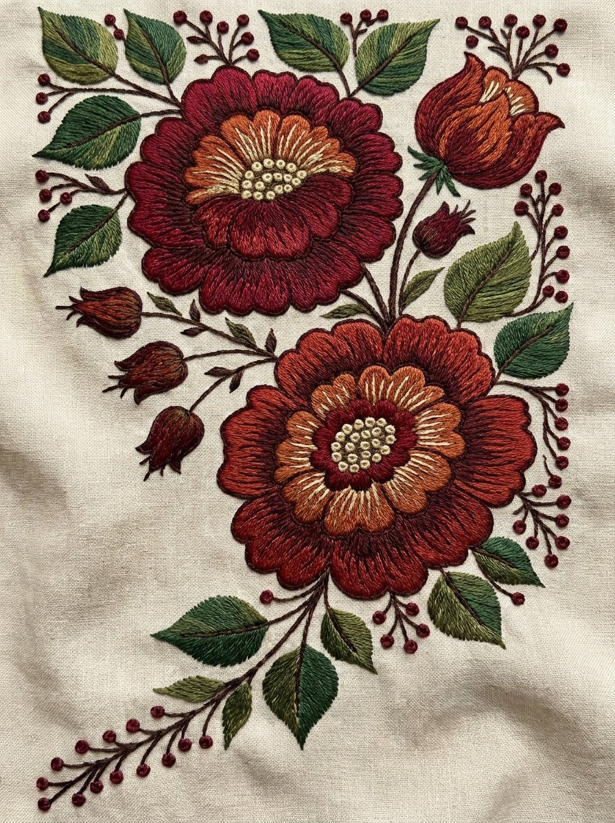 Digital PDF embroidery design bundle cover preview for European Folk & Northern Stitch Bundle 3, featuring curated embroidery patterns, motif library references and textile… - preview 15