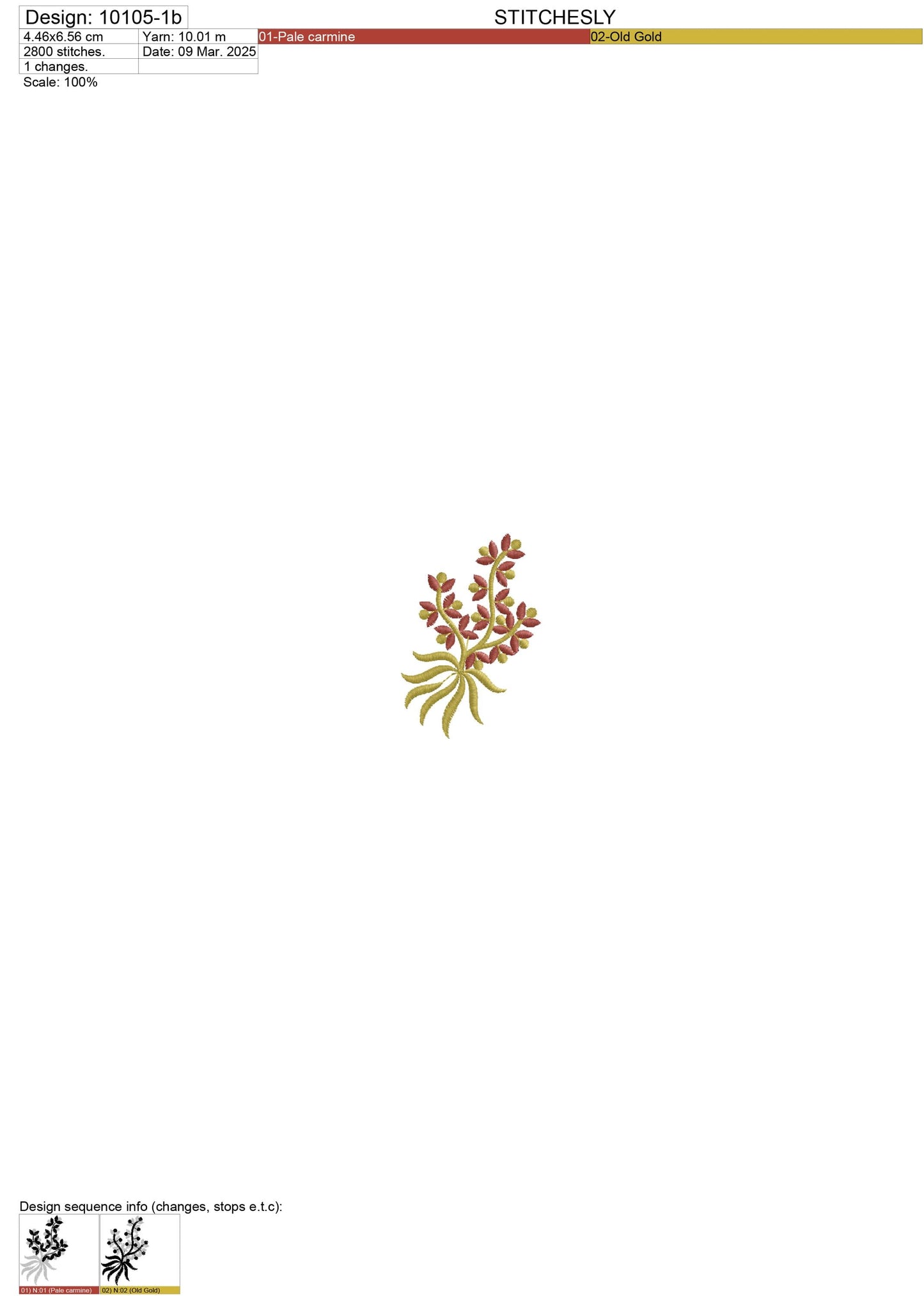 Modern Embroidery Design for Hoop – PES, DST, VP3, HUS | Instant Download Machine Stitch File - 10105