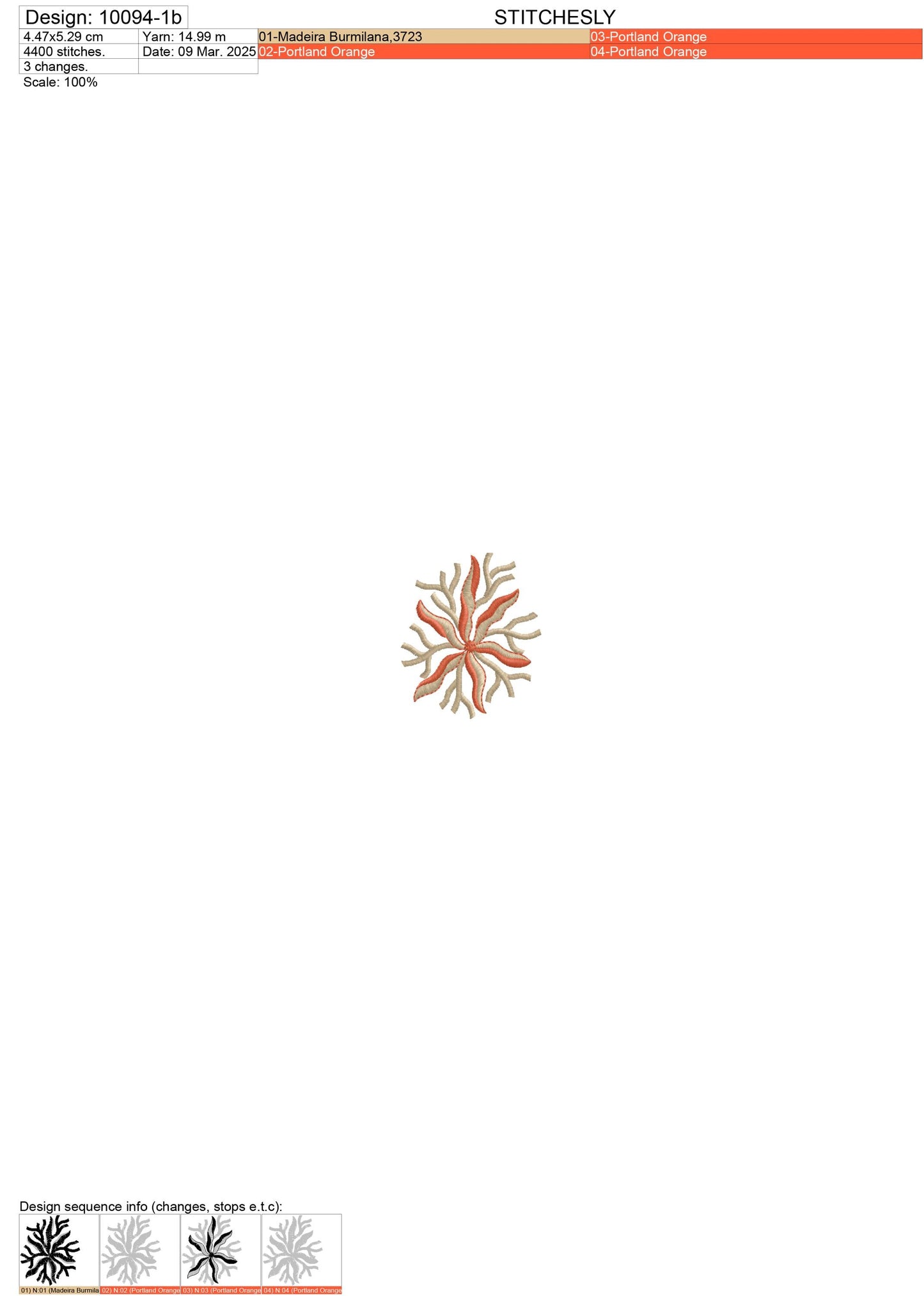Modern Embroidery Design for Hoop – PES, DST, VP3, HUS | Instant Download Machine Stitch File - 10094