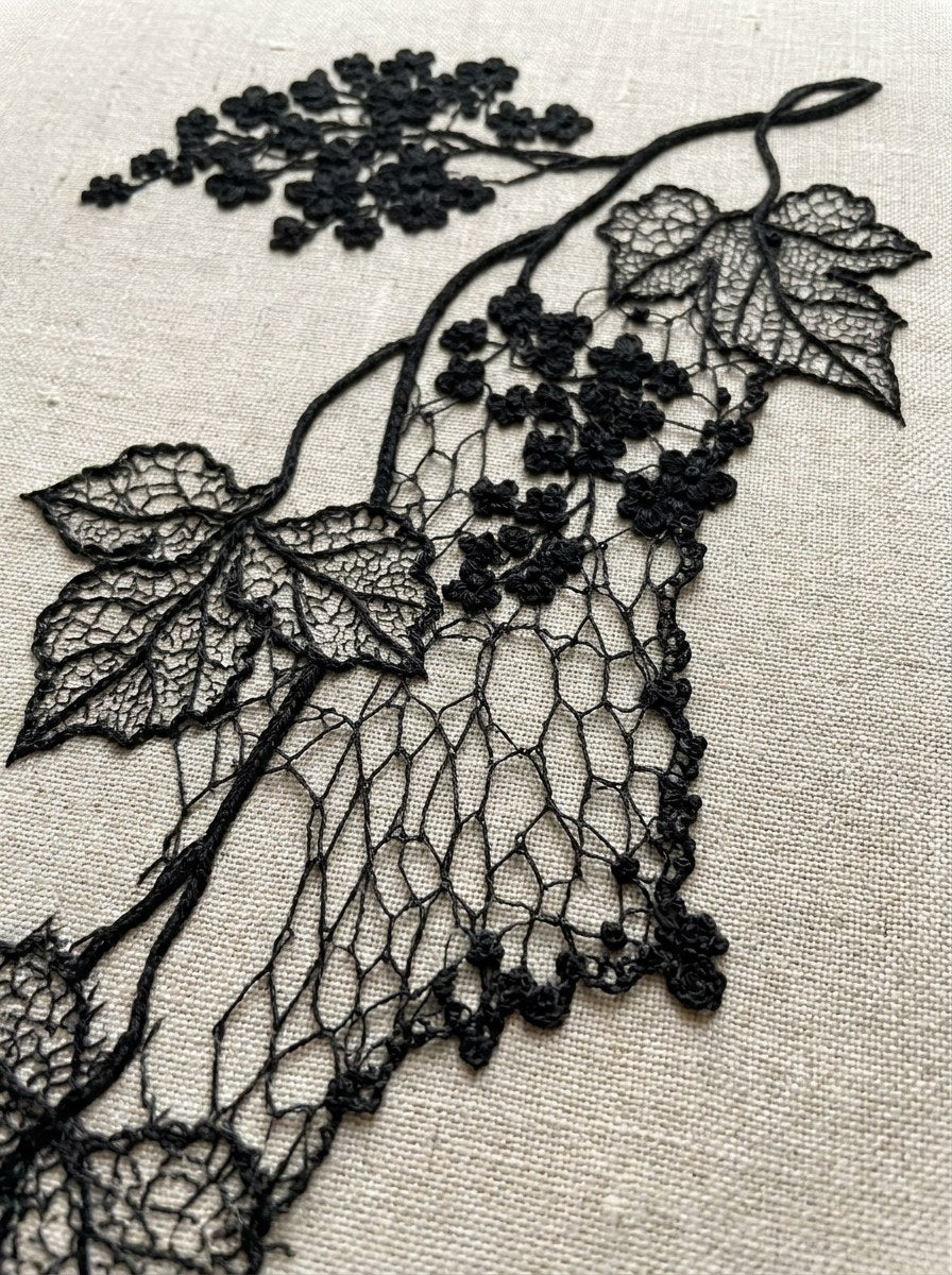 Digital PDF embroidery design bundle cover preview for Lace, Whitework & Delicate Detail Bundle 2, featuring curated embroidery patterns, motif library references and textile… - preview 13