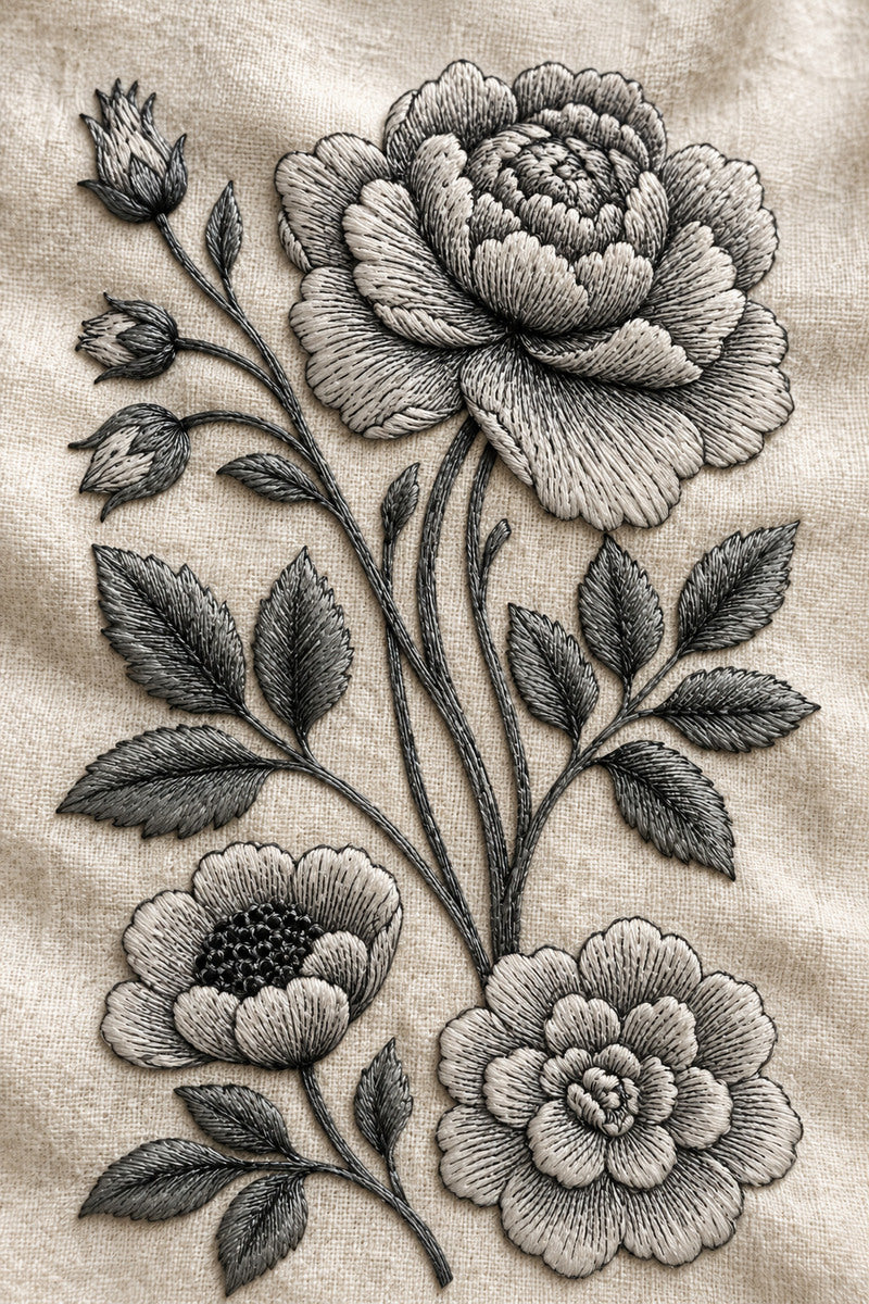 Jacket Back Modular Fashion Kit 1 from Modular & Combine Friendly Embroidery Systems Book 1, a digital embroidery design reference for machine embroidery designs, embroidery patterns and garment placement ideas.