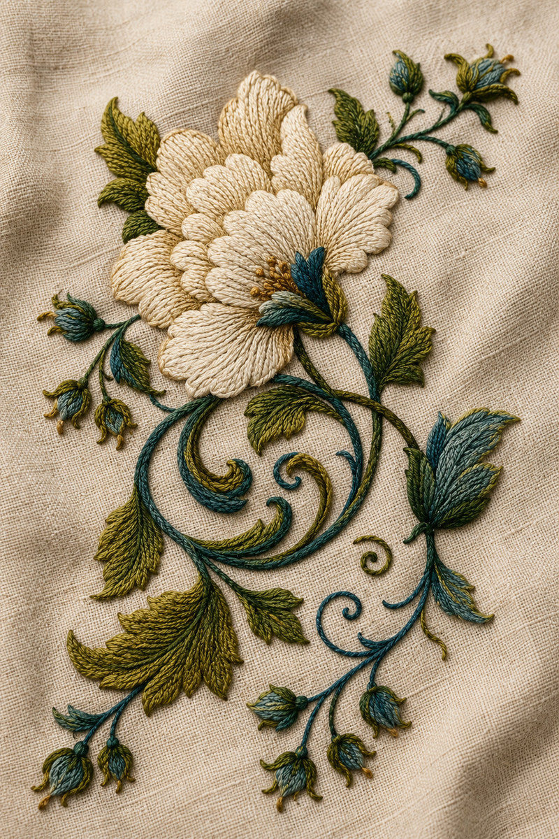 Jacobean And 02 from Jacobean & Crewel Embroidery Book 1, a digital embroidery design reference for machine embroidery designs, embroidery patterns and embroidery design reference.