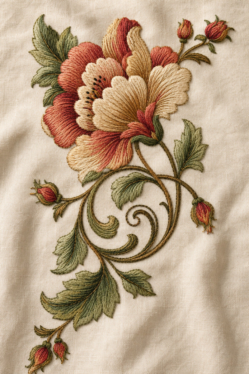 Jacobean And 03 from Jacobean & Crewel Embroidery Book 1, a digital embroidery design reference for machine embroidery designs, embroidery patterns and embroidery design reference.