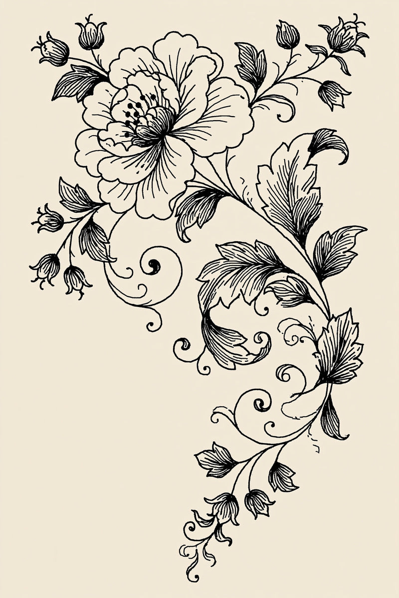 Jacobean And 06 from Jacobean & Crewel Embroidery Book 1, a digital embroidery design reference for machine embroidery designs, embroidery patterns and embroidery design reference.