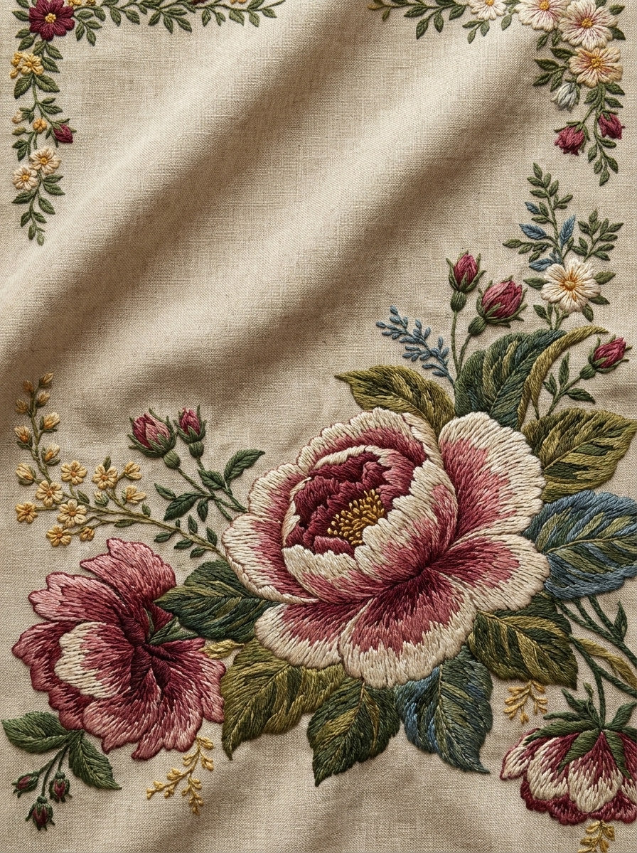 Jumbo Border Frame Library Plate from Jumbo - Large Scale Designs Book 1, a digital embroidery design reference for machine embroidery designs, embroidery patterns and border and edge embroidery.