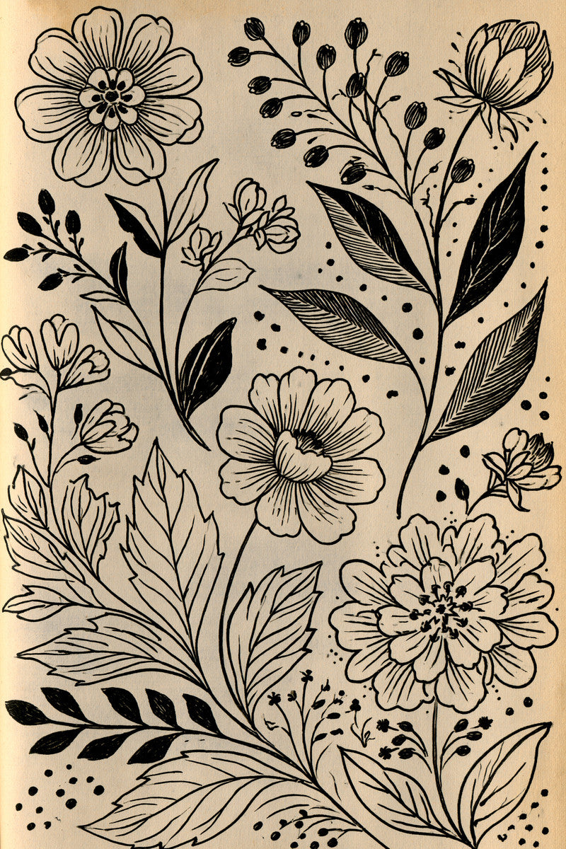 Jumbo Embroidery Pattern Book Plate 04 from Jumbo - Large Scale Designs Book 4, a digital embroidery design reference for machine embroidery designs, embroidery patterns and embroidery design reference.