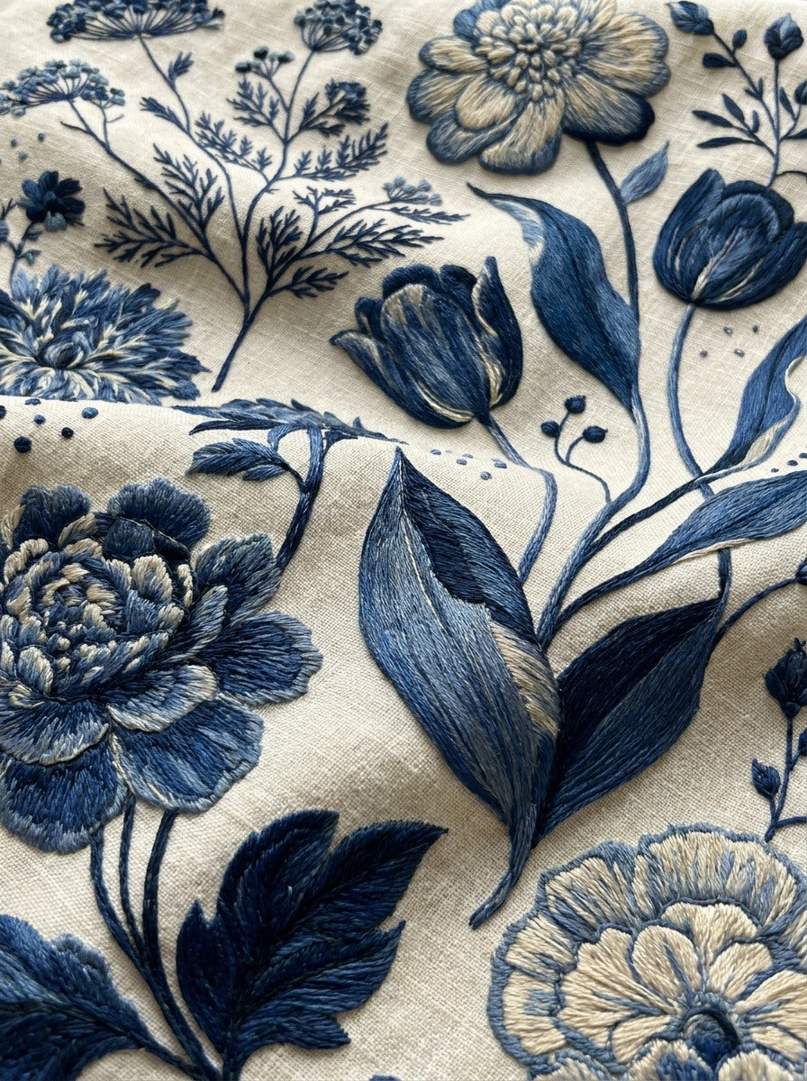 Jumbo Floral And Botanical Motifs from Jumbo - Large Scale Designs Book 1, a digital embroidery design reference for machine embroidery designs, embroidery patterns and botanical and floral embroidery.