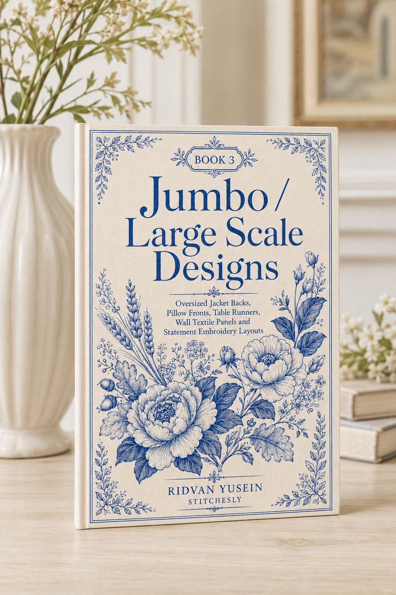Jumbo Large Scale Designs 3 Book from Jumbo - Large Scale Designs Book 3, a digital embroidery design reference for machine embroidery designs, embroidery patterns and embroidery design reference.