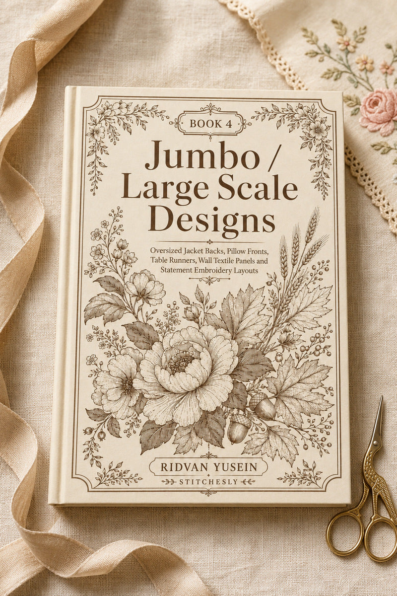 Jumbo Large Scale Designs 4 Book from Jumbo - Large Scale Designs Book 4, a digital embroidery design reference for machine embroidery designs, embroidery patterns and embroidery design reference.