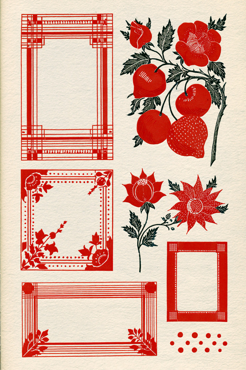 Kitchen And Home Textile Appliqu from Appliqué Compatible Designs Book 1, a digital embroidery design reference for machine embroidery designs, embroidery patterns and linen and home textile projects.