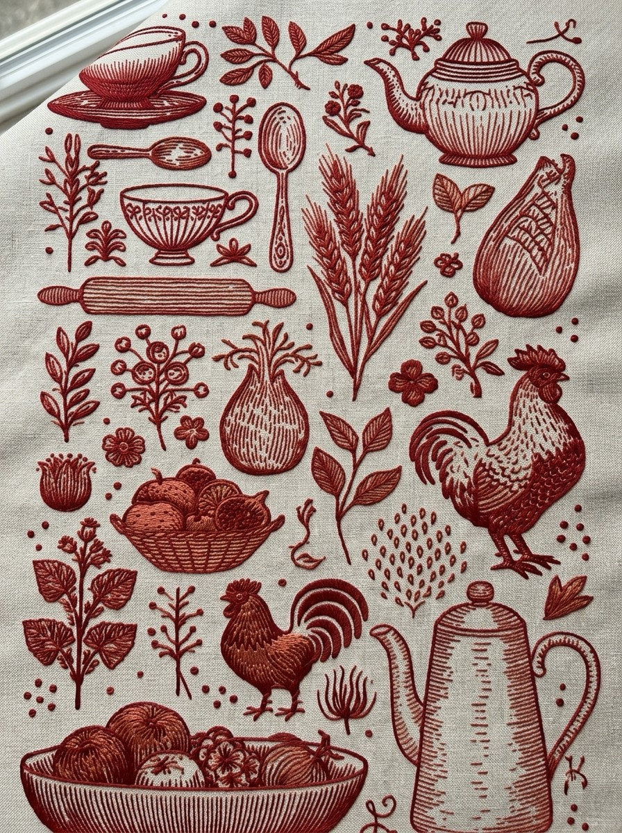 Redwork Embroidery Collection Book 31 Product Book 2 digital PDF embroidery design book - sample plate / motif preview 15