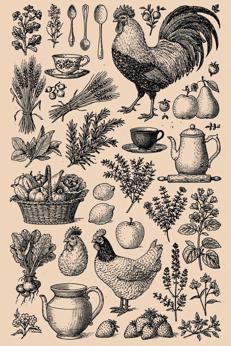 Kitchen Towels And Aprons Complete from Kitchen Towels & Aprons Embroidery Book 1, a digital embroidery design reference for machine embroidery designs, embroidery patterns and linen and home textile projects.