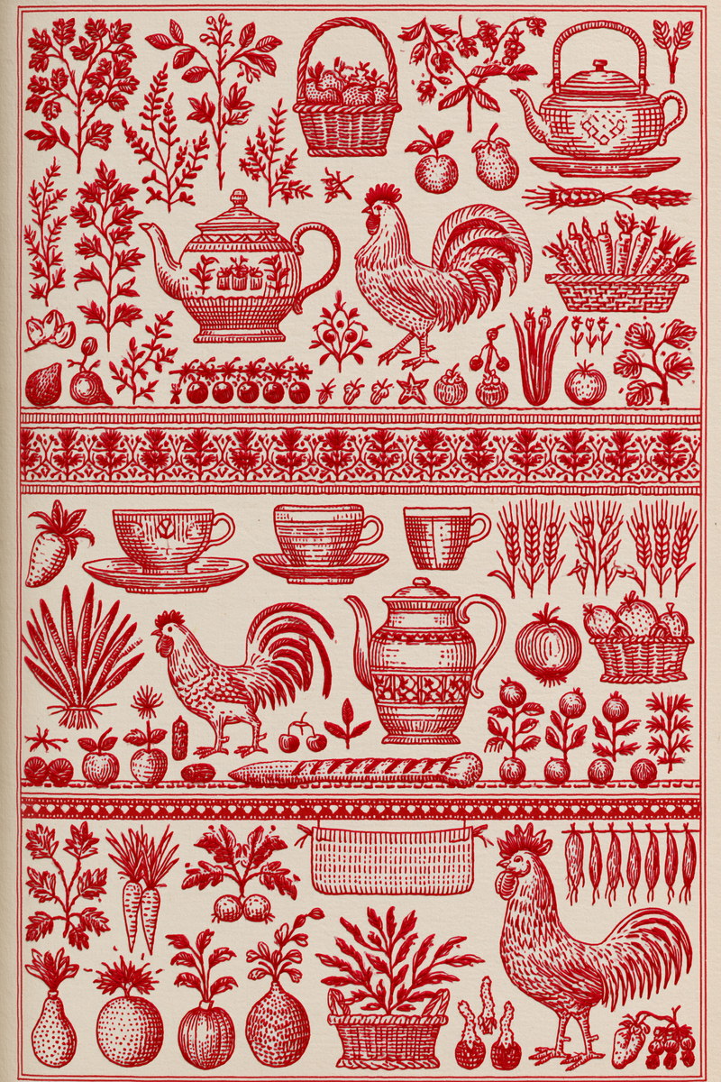 Kitchen Towels And Aprons Placement from Kitchen Towels & Aprons Embroidery Book 1, a digital embroidery design reference for machine embroidery designs, embroidery patterns and lace and broderie details.