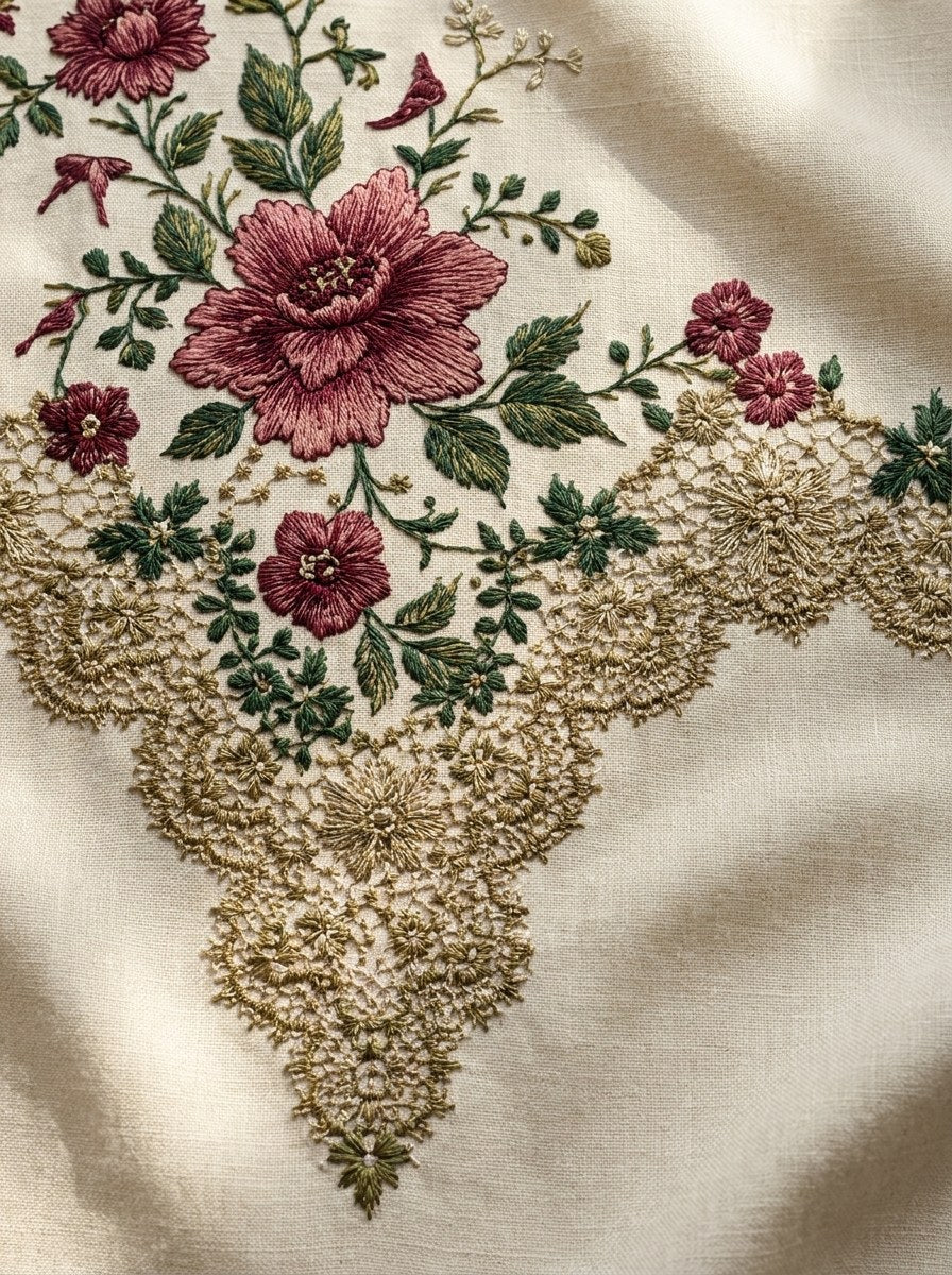 Digital PDF embroidery design bundle cover preview for Ornamental Borders & Baroque Frames Bundle 2, featuring curated embroidery patterns, motif library references and textile… - preview 26