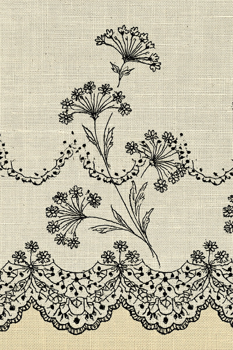 Lace Table Linen Border from Napkins, Table Runners & Kitchen Linens Book 4, a digital embroidery design reference for machine embroidery designs, embroidery patterns and border and edge embroidery.