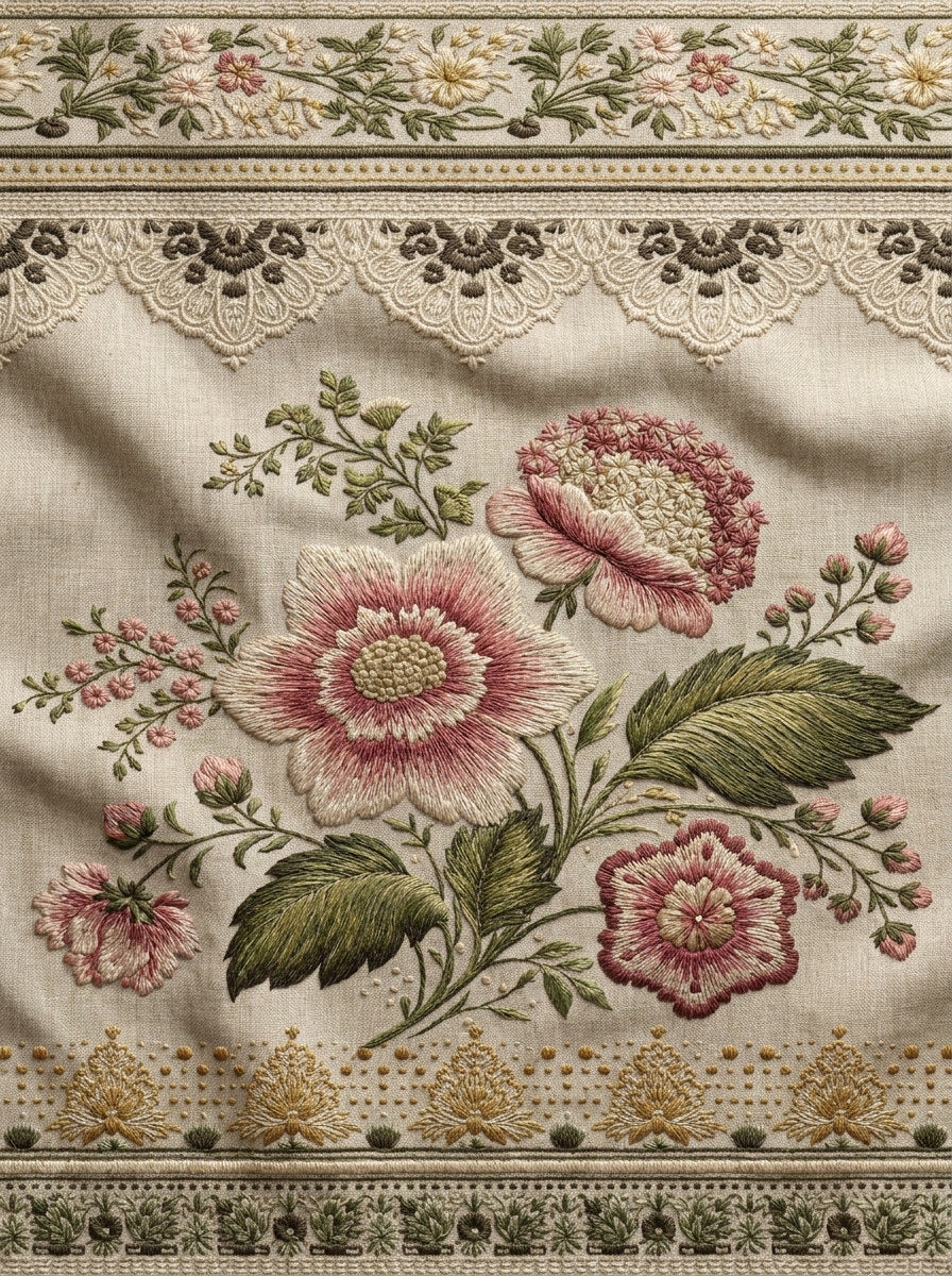 Large Borders Corners And Frames from Jumbo - Large Scale Designs Book 3, a digital embroidery design reference for machine embroidery designs, embroidery patterns and border and edge embroidery.