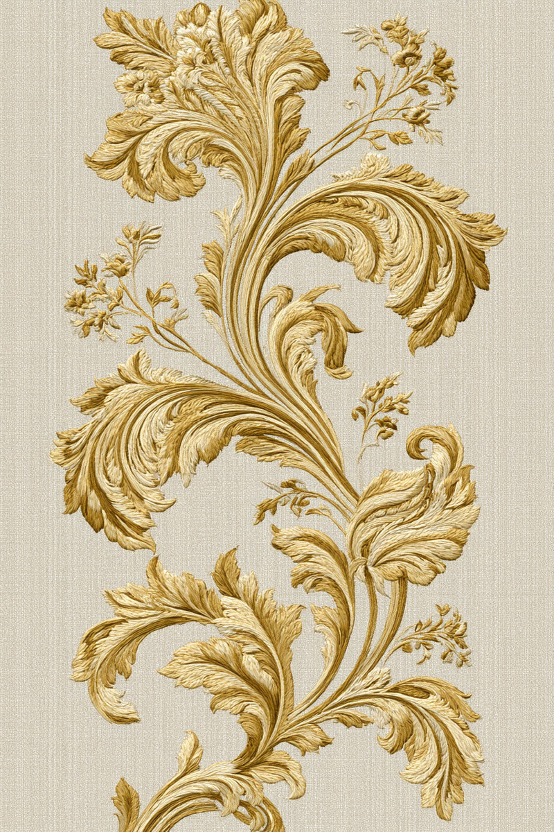 Large Decorative Curtain Panel from Baroque Scrollwork & Luxury Ornament Book 1, a digital embroidery design reference for machine embroidery designs, embroidery patterns and embroidery design reference.