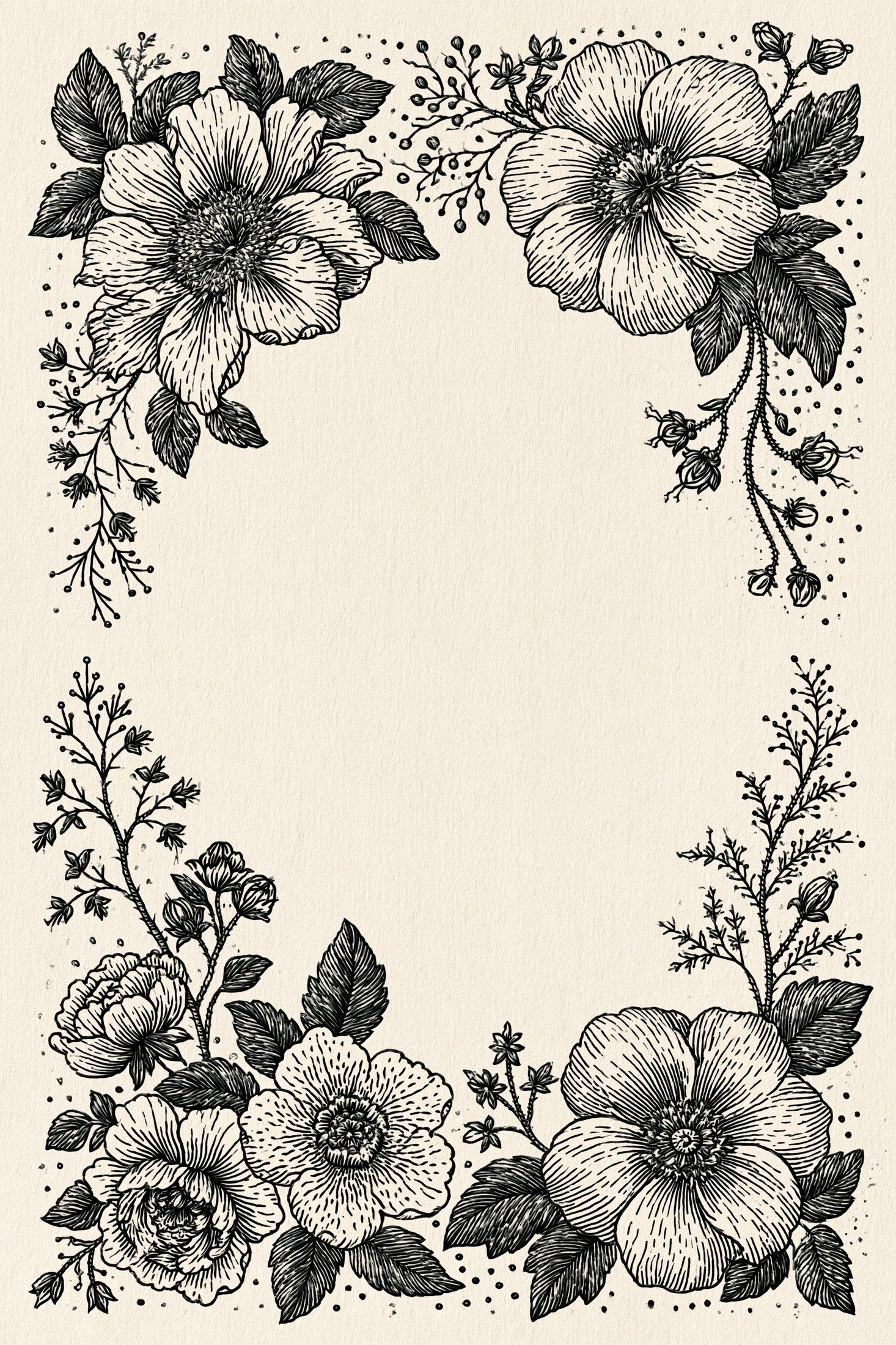Digital PDF embroidery design bundle cover preview for Ornamental Borders & Baroque Frames Bundle 1, featuring curated embroidery patterns, motif library references and textile… - preview 23