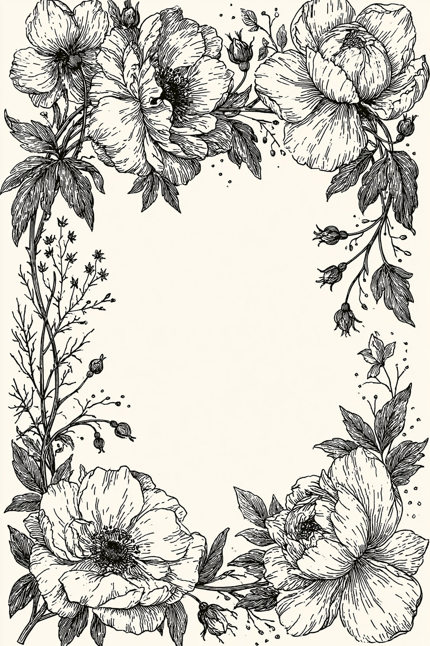 Digital PDF embroidery design bundle cover preview for Ornamental Borders & Baroque Frames Bundle 3, featuring curated embroidery patterns, motif library references and textile… - preview 25