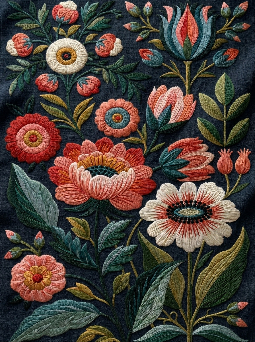 Large Heirloom Decorative Plate Jumbo from Jumbo - Large Scale Designs Book 4, a digital embroidery design reference for machine embroidery designs, embroidery patterns and embroidery design reference.