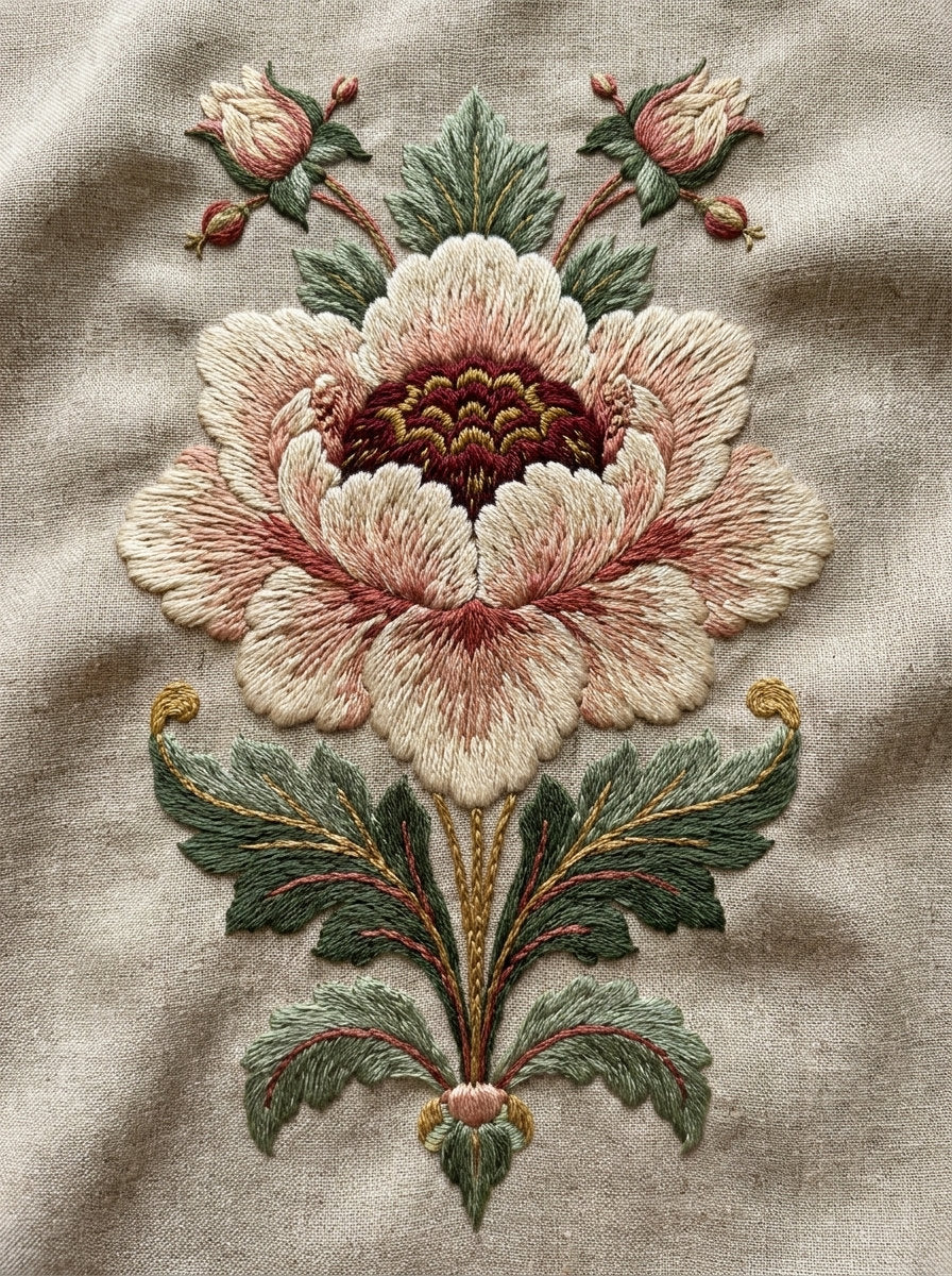 Large Jacket Back Medallion Jumbo from Jumbo - Large Scale Designs Book 2, a digital embroidery design reference for machine embroidery designs, embroidery patterns and garment placement ideas.