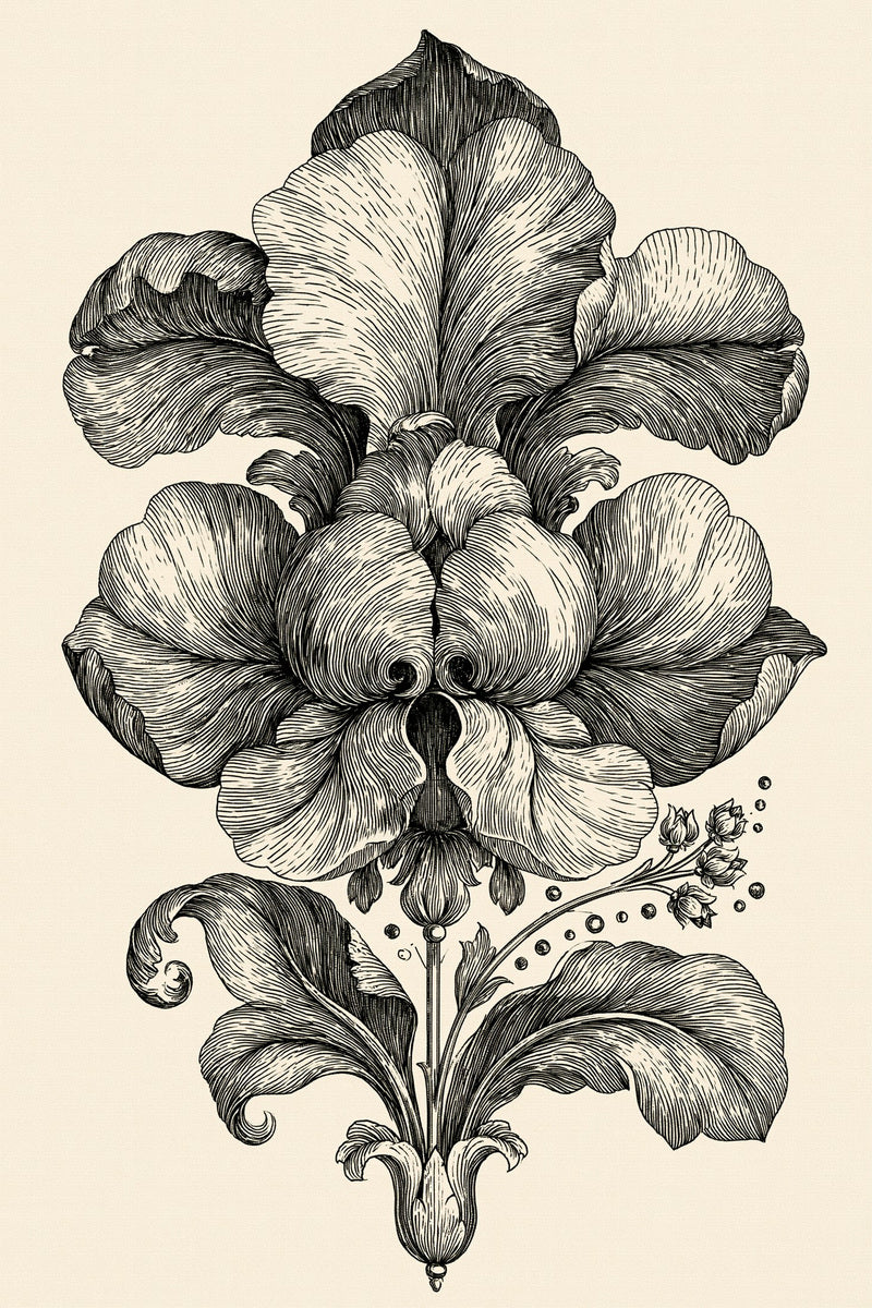 Neo Baroque Petal Forms Book 42 Product Book 2 digital PDF embroidery design book - sample plate / motif preview 8