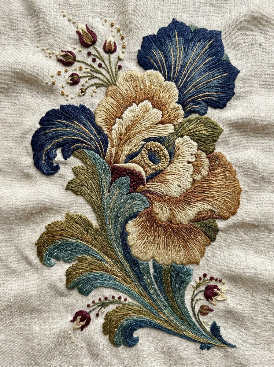 Neo Baroque Petal Forms Book 42 Product Book 2 digital PDF embroidery design book - sample plate / motif preview 7