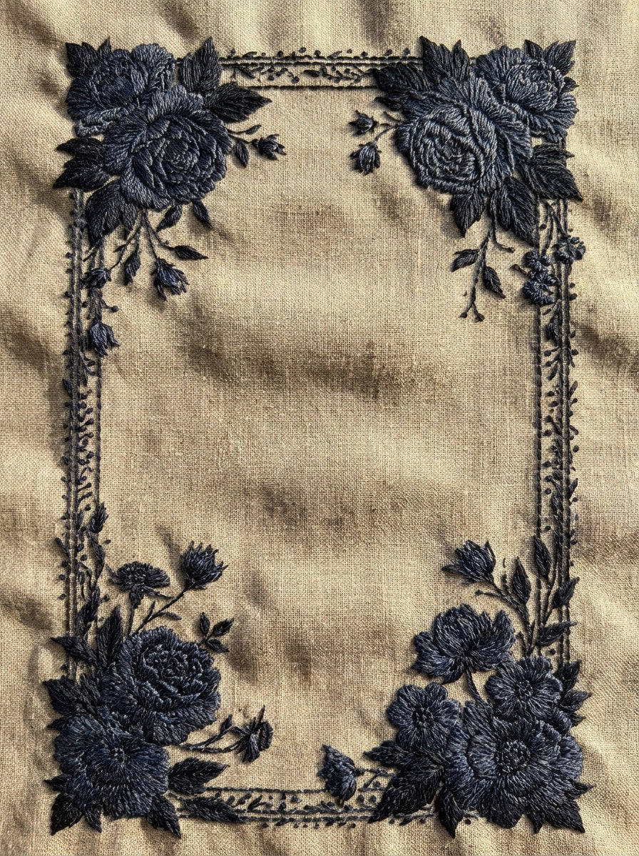 Large Rectangular Frame System Classic from Classic Frames & Borders Book 1, a digital embroidery design reference for machine embroidery designs, embroidery patterns and border and edge embroidery.