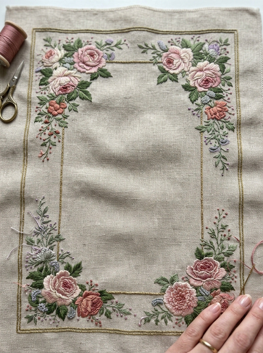 Large Rectangular Frame System Classic from Classic Frames & Borders Book 9, a digital embroidery design reference for machine embroidery designs, embroidery patterns and border and edge embroidery.