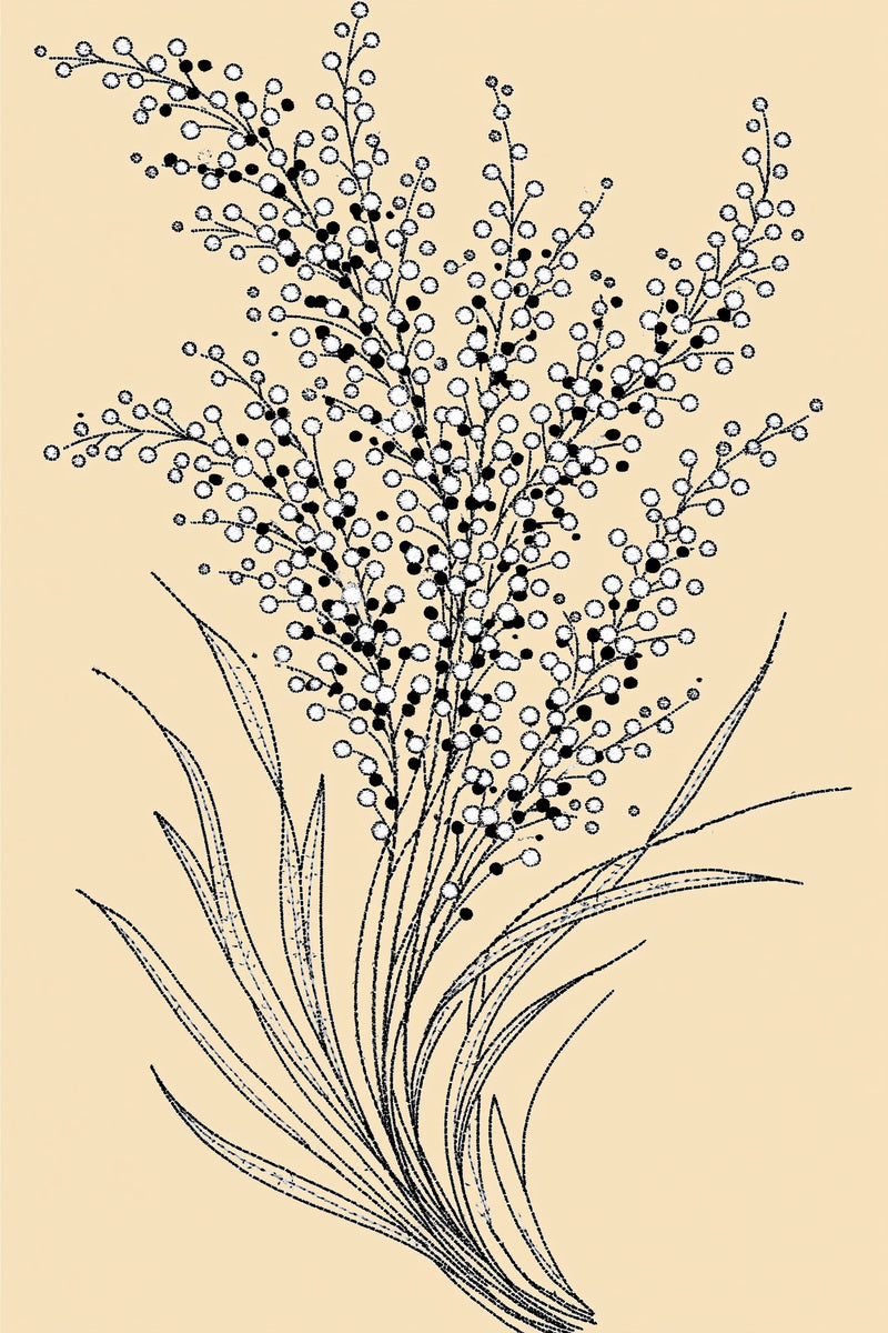 Lavender Sachet French Motif French from French Embroidery & La Broderie Blanche Book 8, a digital embroidery design reference for machine embroidery designs, embroidery patterns and lace and broderie details.
