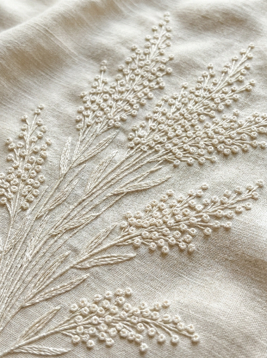 Lavender Sachet French Motif French from French Embroidery & La Broderie Blanche Book 2, a digital embroidery design reference for machine embroidery designs, embroidery patterns and lace and broderie details.