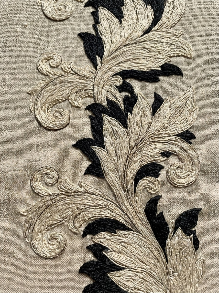 Digital PDF embroidery design bundle cover preview for Ornamental Borders & Baroque Frames Bundle 3, featuring curated embroidery patterns, motif library references and textile… - preview 21