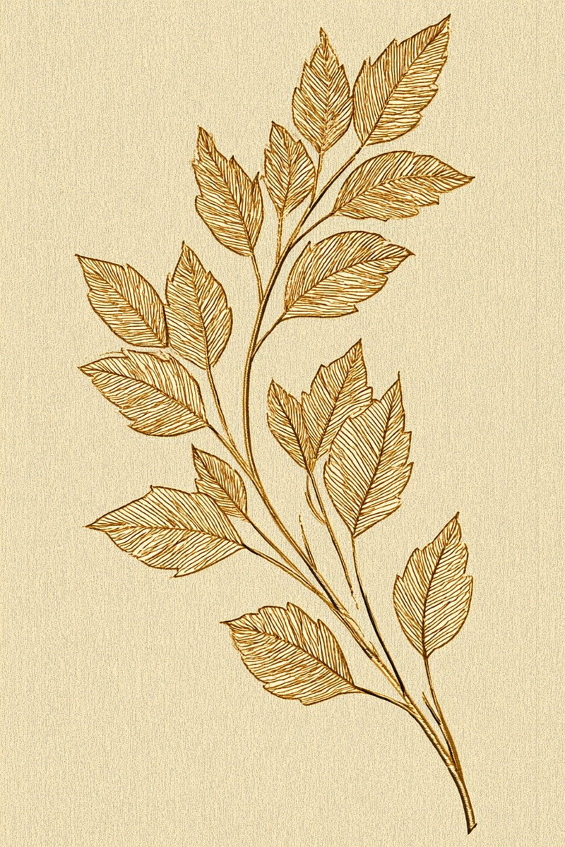 Leaf Motifs And Sprigs from Botanical Embroidery Designs Book 1, a digital embroidery design reference for machine embroidery designs, embroidery patterns and small motif and accent designs.