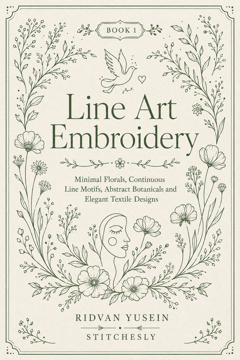 Line Art Embroidery 1 Book 04 from Line Art Embroidery Book 1, a digital embroidery design reference for machine embroidery designs, embroidery patterns and embroidery design reference.