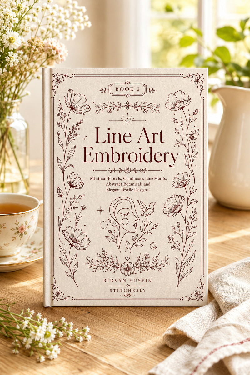 Line Art Embroidery 2 Book 02 from Line Art Embroidery Book 2, a digital embroidery design reference for machine embroidery designs, embroidery patterns and embroidery design reference.
