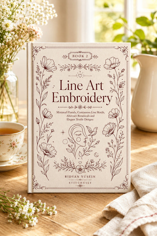 Line Art Embroidery 2 Book 02 from Line Art Embroidery Book 2, a digital embroidery design reference for machine embroidery designs, embroidery patterns and embroidery design reference.