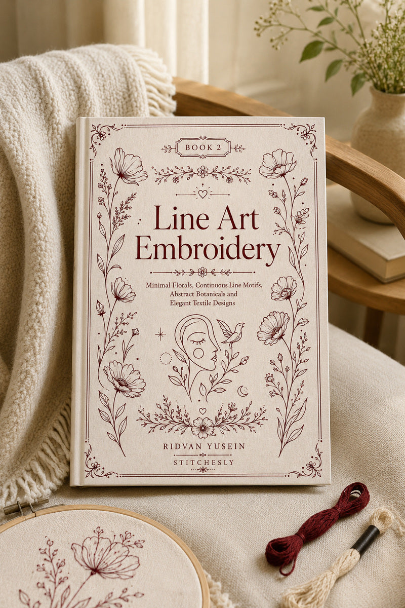 Line Art Embroidery 2 Book from Line Art Embroidery Book 2, a digital embroidery design reference for machine embroidery designs, embroidery patterns and embroidery design reference.