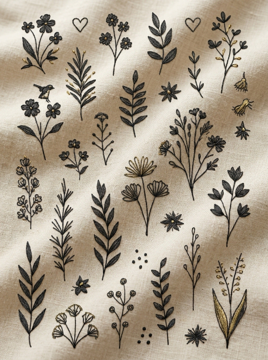 Line Art Embroidery Pattern Book from Line Art Embroidery Book 4, a digital embroidery design reference for machine embroidery designs, embroidery patterns and embroidery design reference.