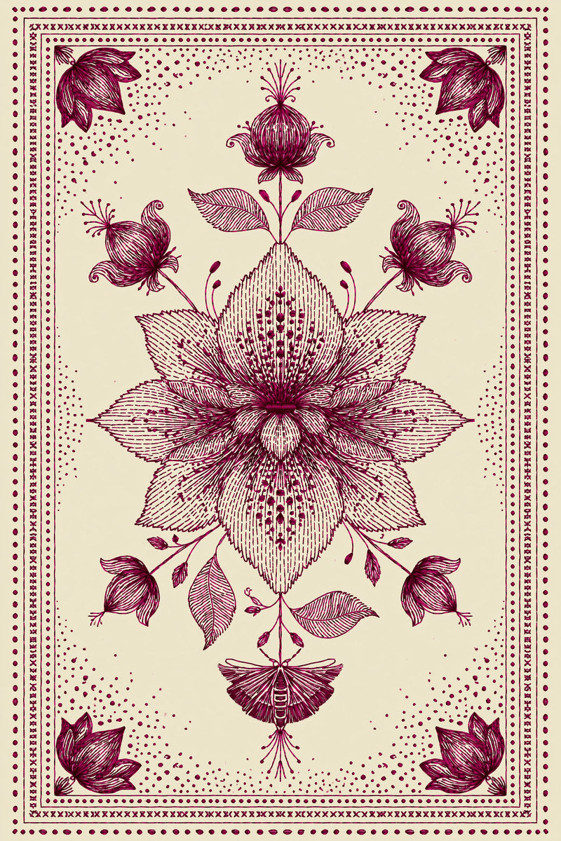 Main Motif And Border Matching from Modular & Combine Friendly Embroidery Systems Book 4, a digital embroidery design reference for machine embroidery designs, embroidery patterns and border and edge embroidery.