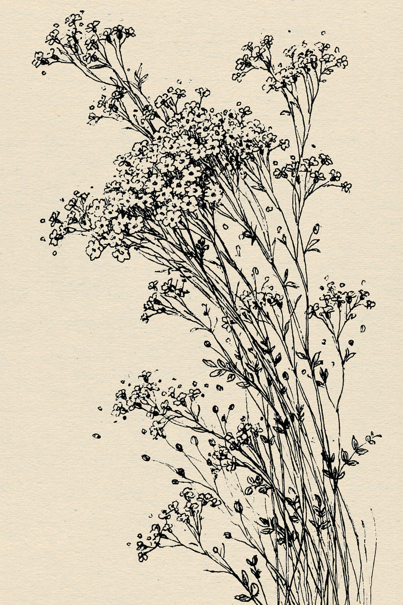 Meadow Filler Flower Motif Botanical from Botanical Sprig Library Book 8, a digital embroidery design reference for machine embroidery designs, embroidery patterns and small motif and accent designs.